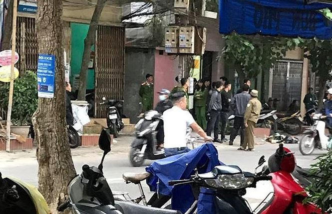Hiện trường vụ án mạng. (Ảnh: báo Tiền phong)