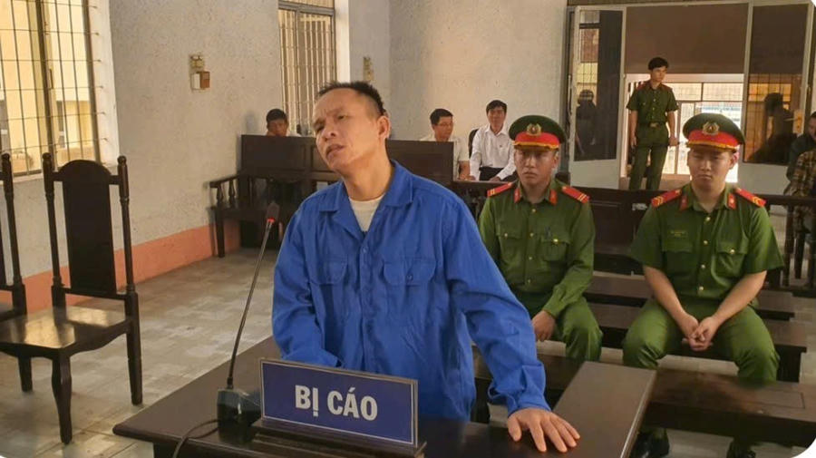 Bị cáo Nguyễn Duy Hoàng tại phiên xét xử