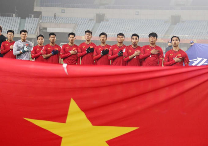 Cả U23 Việt Nam chỉ có một ngôi sao trên ngực áo.