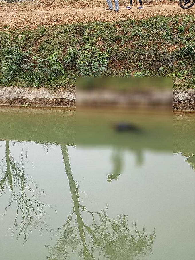 Kênh N2 nơi phát hiện thi thể cụ ông.