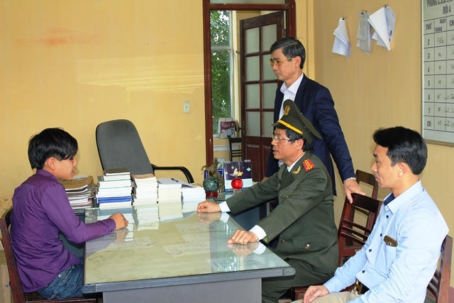 Đối tượng Phạm Minh Vương tại cơ quan điều tra