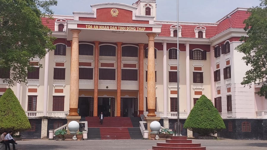 Trụ sở TAND tỉnh Đồng Tháp.