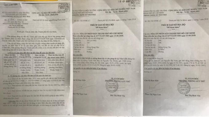 Theo hồ sơ thể hiện phần đất tranh chấp có nguồn gốc của gia đình ông Châu.