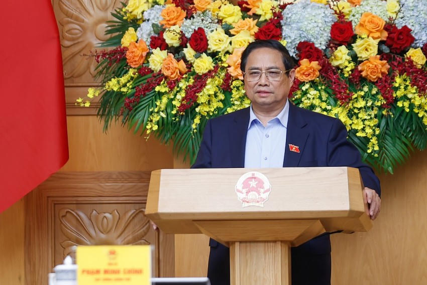 Thủ tướng phát biểu chỉ đạo.