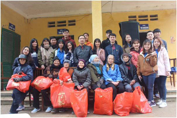 Chương trình “Tết đến trại phong 2018” tại Trại phong Đá Bạc, xã Minh Phú, huyện Sóc Sơn, TP Hà Nội.