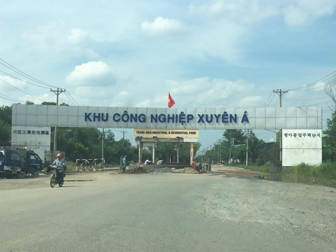 KCN Xuyên Á đang trong giai đoạn tranh chấp về chuyển nhượng dự án.