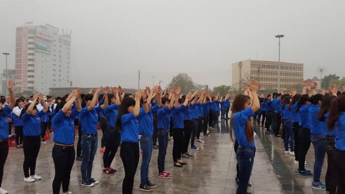 Ngày hội thanh niên là môi trường để đoàn viên thanh niên thể hiện mình, giải trí và mở rộng mặt trận đoàn kết (Ảnh: Thu Hường)