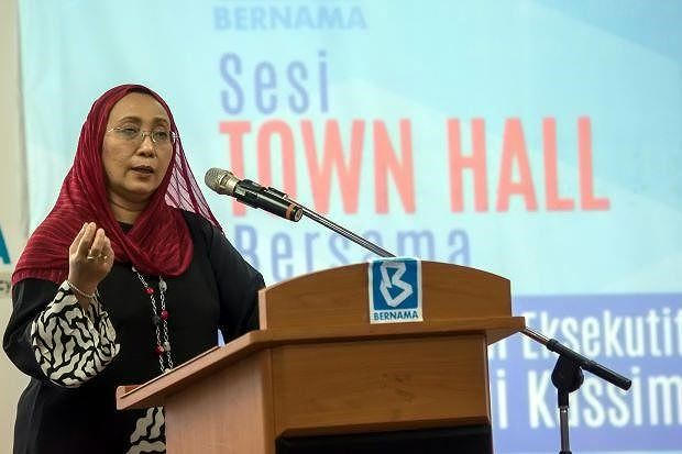 Bà Nurini Kassim, Giám đốc điều hành Hãng Thông tấn Bernama của Malaysia. (Nguồn: Thestar)