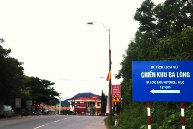 Đường về cứ địa Ba Lòng. (Ảnh: Báo Thanh tra)