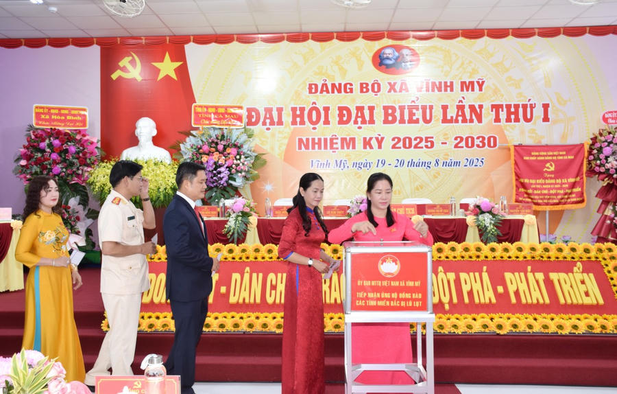 Đảng ủy xã Vĩnh Mỹ vận động ủng hộ nhân dân Cuba với chủ đề “65 năm nghĩa tình Việt Nam - Cuba”.