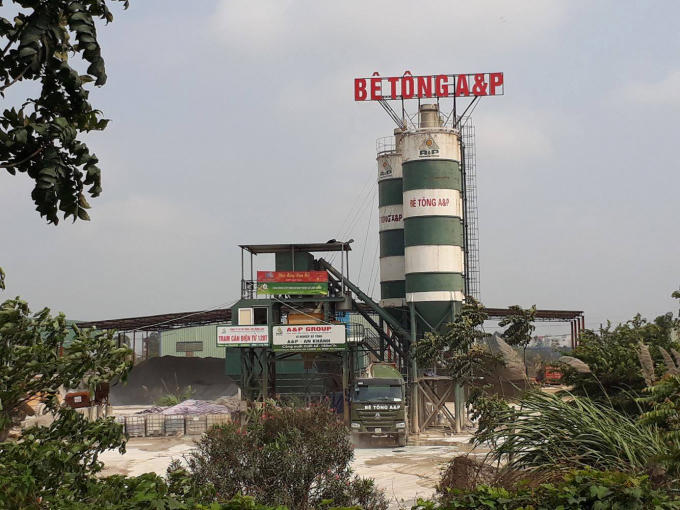 Trạm trộn bê tông khộng phép A&amp;P.