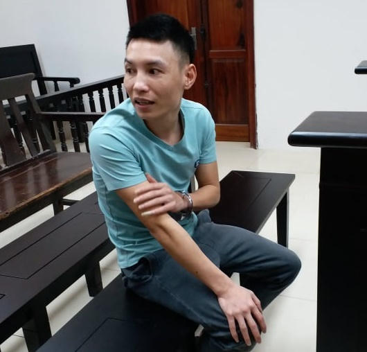 Bị cáo trong phiên tòa phúc thẩm.