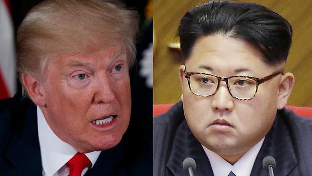 Tổng thống Mỹ Donald Trump (trái) và lãnh đạo Triều Tiên Kim Jong-un (Ảnh: AFP)