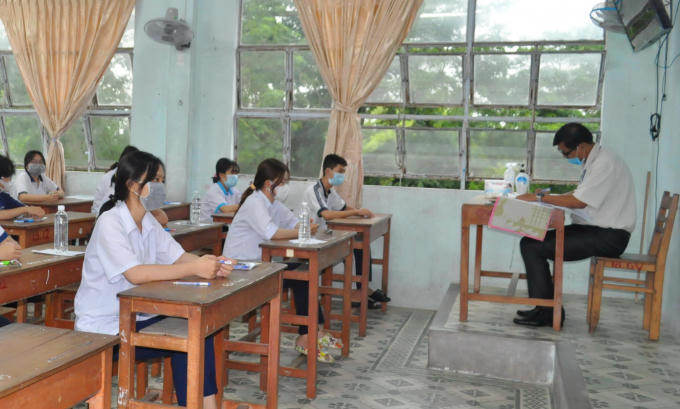 Cà Mau tổ chức Lễ Khai giảng năm học 2021 - 2022 vào lúc 7 giờ ngày 13/9, Giáo dục phổ thông với “vùng xanh” dạy và học trực tiếp trên lớp (Ảnh minh họa).