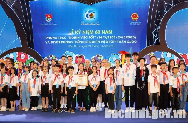 Lễ kỷ niệm 60 năm phong trào “Nghìn việc tốt