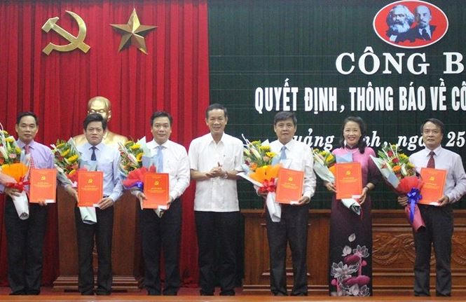 Điều động, bổ nhiệm nh&acirc;n sự 9 tỉnh th&agrave;nh