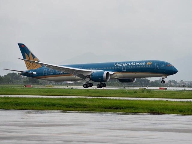 Máy bay Boeing 787 của Vietnam Airlines gặp sự cố về càng khi hạ cánh ở Úc hôm 19/9