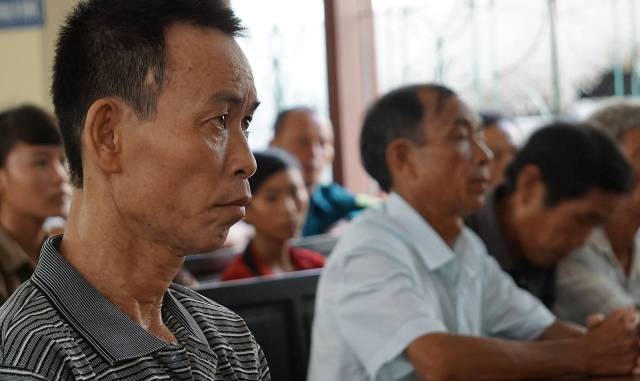 Bị cáo Đình Thiện tại phiên tòa sơ thẩm ngày 18/7 vừa qua.