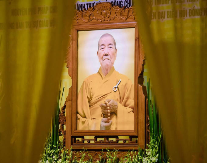 Đại lão Hòa thượng Thích Thanh Sam, trụ thế 70 tuổi.