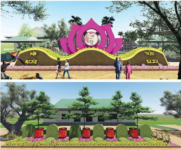 Văn Miếu Trấn Biên, dấu ấn văn hóa vùng đất cũng được tái hiện.