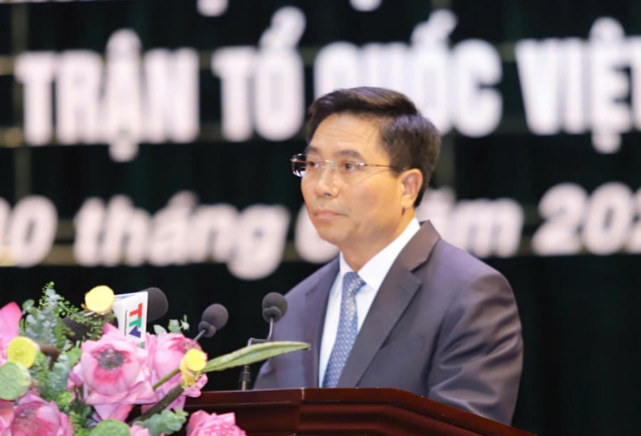 Ông Nguyễn Doãn Anh - Bí thư Tỉnh uỷ phát biểu tại buổi lễ.