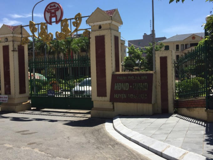 UBND huyện Hoài Đức.