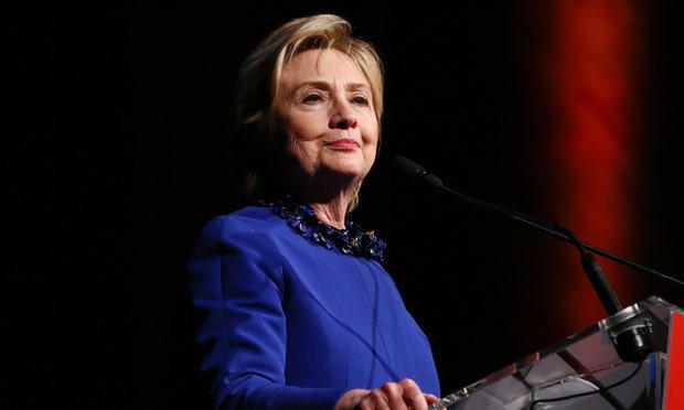 Bà Hillary Clinton. (Ảnh: Guardian)