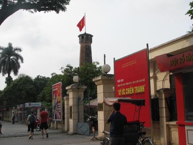Một góc Cột cờ Hà Nội