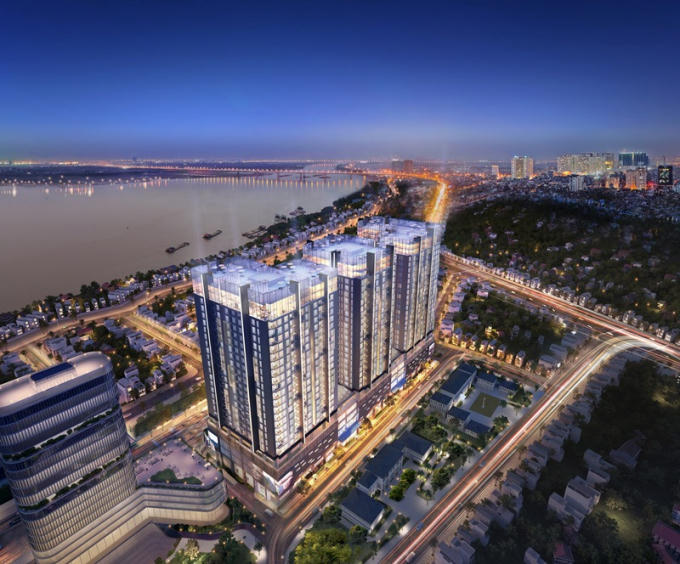 Dự án Ancora Residence tầm nhìn Panorama Sông Hồng.
