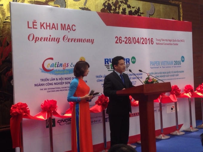 Bùi Trường Thắng, Phó Vụ trưởng Vụ Công nghiệp nhẹ, Bộ Công thương chia sẻ tại Triển lãm