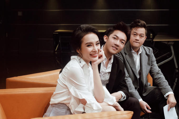 Angela Phương Trinh khoe thần th&aacute;i kh&ocirc;ng k&eacute;m sao ngoại trong chuyến thăm đ&agrave;i truyền h&igrave;nh MBC