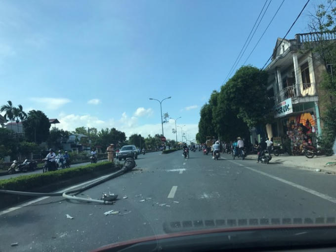 Hiện trường vụ tai nạn