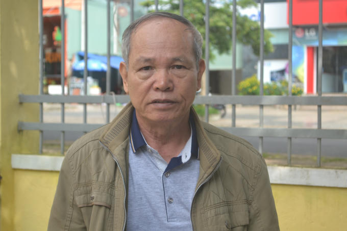 Ông Nguyễn Thế Hùng, bị đơn trong vụ án tranh chấp mua bán cà phê.