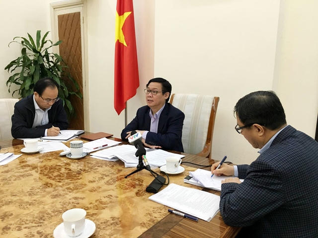 Phó Thủ tướng Vương Đình Huệ chủ trì cuộc họp sáng 7/12, tại trụ sở Chính phủ.