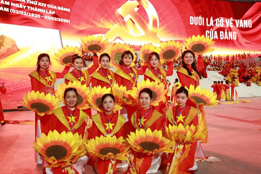 Trước đó, trong hai ngày 16 và 17/1, 2.500 học viên tham gia hợp luyện tại Sân vận động Quốc gia Mỹ Đình (Hà Nội).