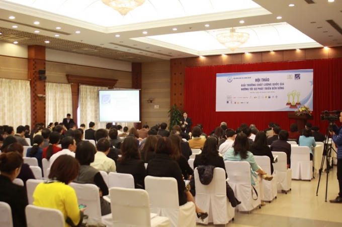 Tham dự hội thảo có đông đủ các ban ngành, doanh nghiệp và cơ quan báo chí (Ảnh Thanh Huyền)