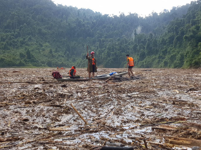 Cây rừng phủ kín dòng sông Tranh Ảnh: HOÀNG THỌ
