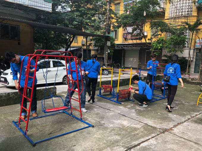 Đoàn Thanh niên quận tổ chức khánh thành công trình “Sân chơi thiếu nhi”