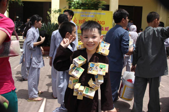 Hải Dương: Thanh thiếu ni&ecirc;n phật tử h&agrave;o hứng với chủ đề bảo vệ m&ocirc;i trường