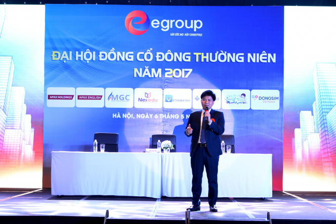 Hệ sinh thái giáo dục ứng dụng công nghệ là mục tiêu chiến lược của Egroup trong năm 2017
