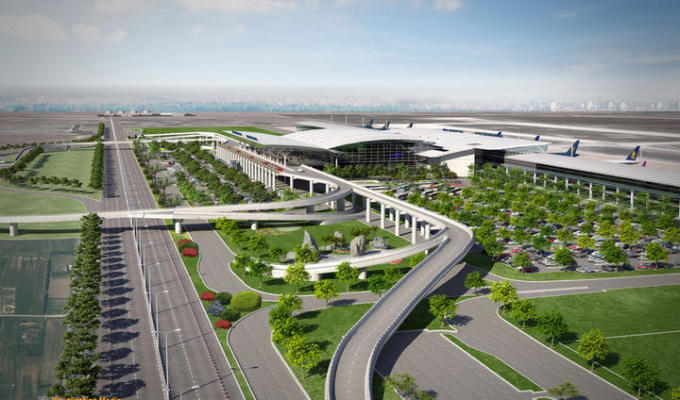 Dự án sân bay Long Thành. (Ảnh: Baodautu.vn)
