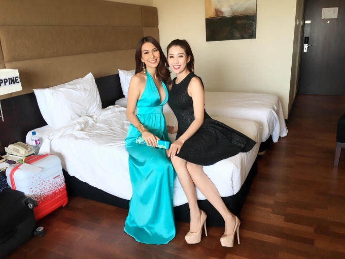 Bảo Như ở chung phòng với thí sinh “cường quốc hoa hậu” Philippines.