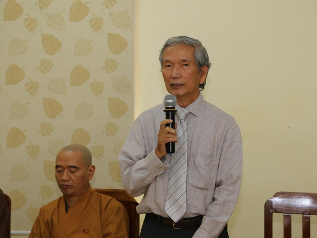 Ông Trần Đình Sơn, Phó Ban Văn hóa T.Ư GHPGVN nêu lên thực trạng hiện nay.