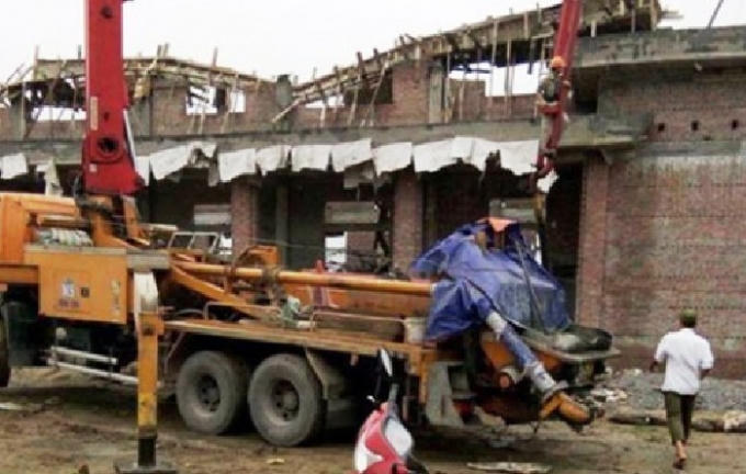 Lực lượng chức năng đang tiến hành khắc phục sự cố.