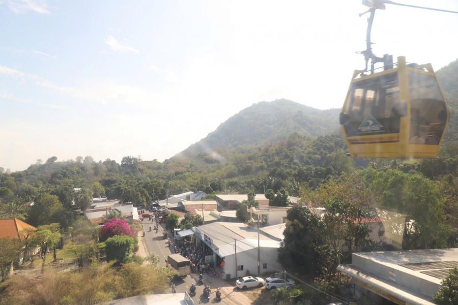 Cáp treo KDL Núi Cấm, An Giang