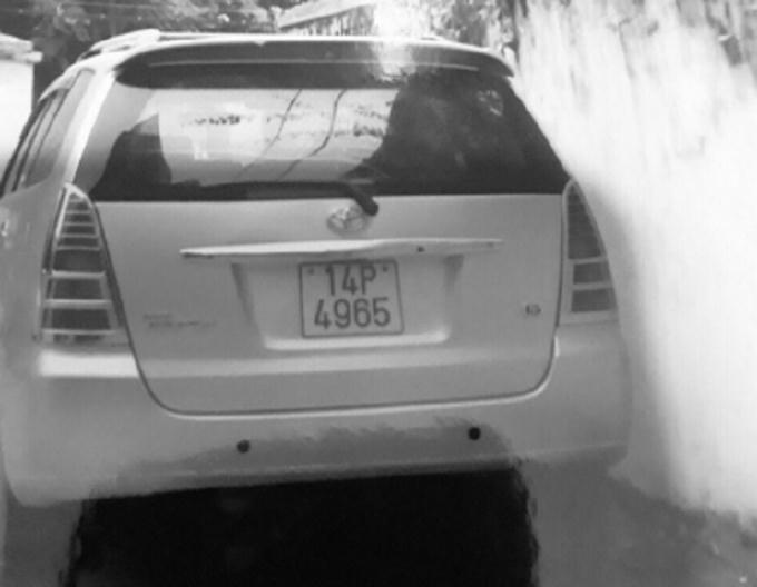 Chiếc xe Innova đ&atilde; được Cơ quan CSĐT C&ocirc;ng an tỉnh Bắc Ninh trả lại cho anh Mạnh.