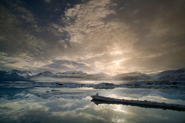 Tàu là phương tiện di chuyển lý tưởng nhất để khám phá phong cảnh ở Alaska. Bởi vì nơi đây có nhiều vịnh, đảo đẹp.