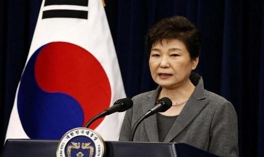 Tổng thống hàn Quốc Park Geun-hye.