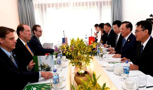 Bộ trưởng Bộ Tài Chính Đinh Tiến Dũng tiếp Thứ trưởng Bộ tài chính Hoa Kỳ và đoàn Hoa Kỳ