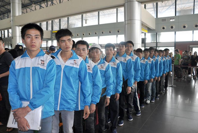 Lao động Việt Nam chuẩn bị xuất cảnh sang Nhật Bản làm việc (Ảnh minh họa)